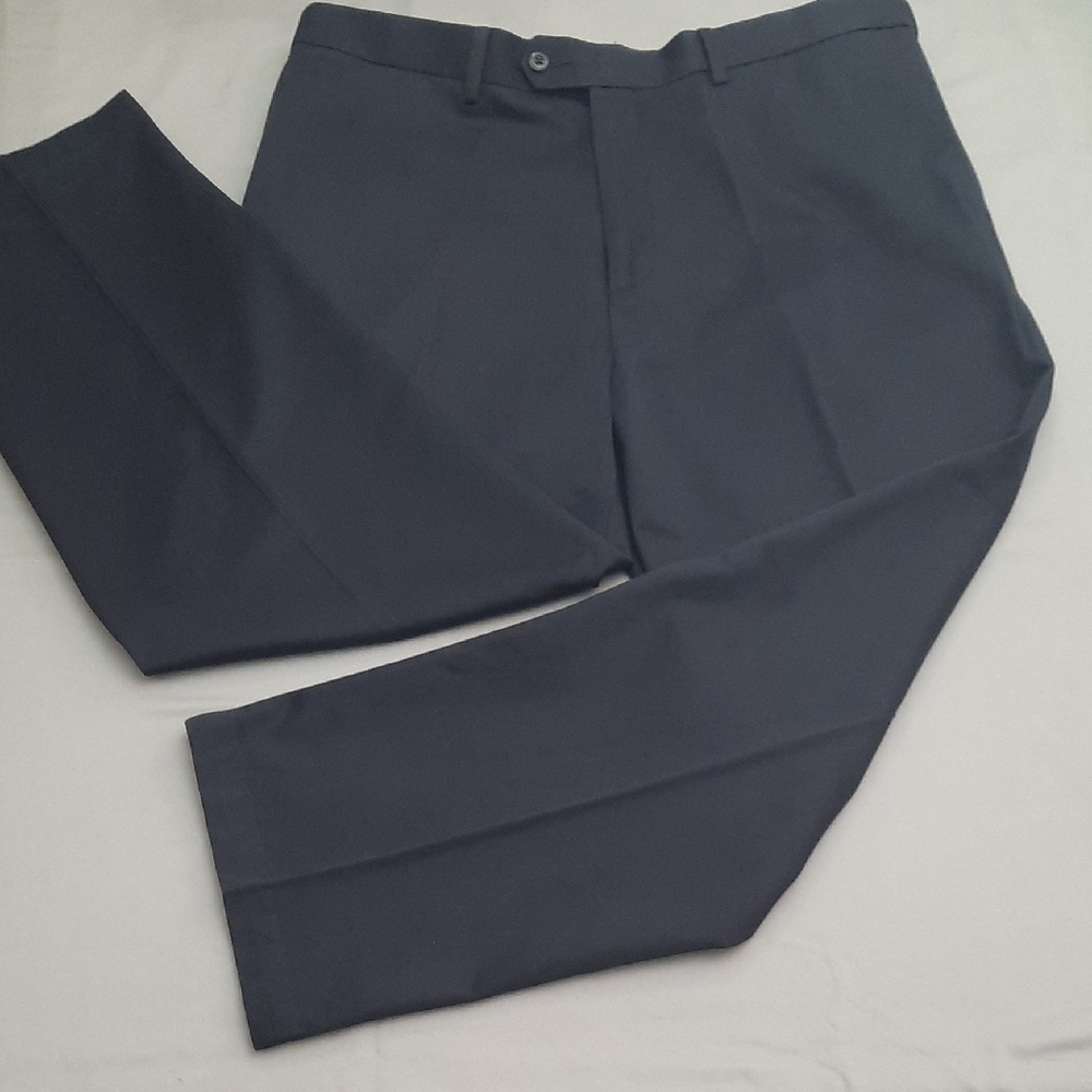 Savane Men's Navy Blue Dress Pants - Tag 38X29